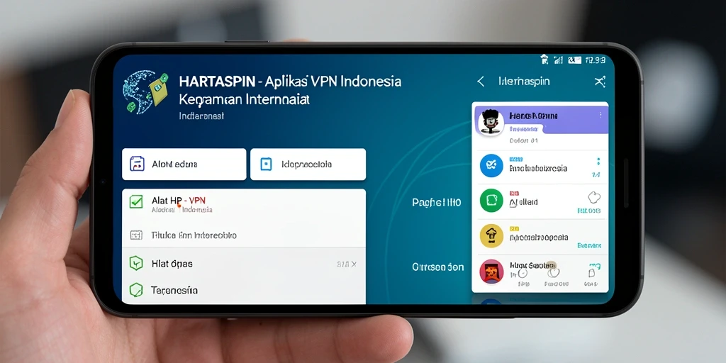 Antarmuka HARTASPIN yang user-friendly dan mudah diakses.