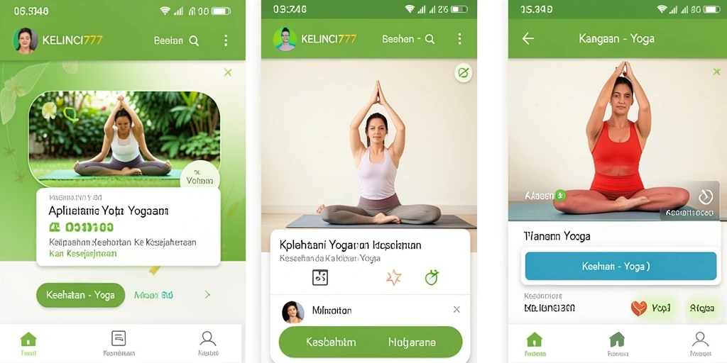 Tampilan antarmuka KELINCI777 yang sederhana dan menarik untuk latihan Yoga.