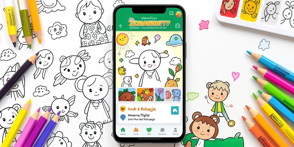 Tampilan antarmuka ZONAWIN777 yang ramah anak dan interaktif.
